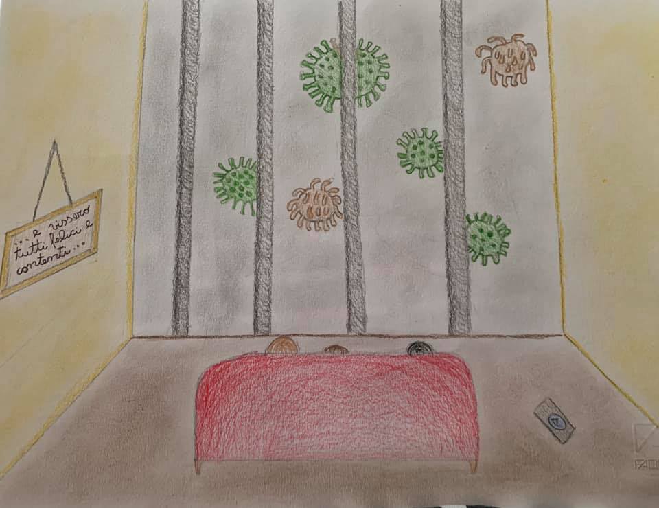 disegno Jacopo Covid